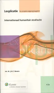 Omslag van Internationaal humanitair strafrecht