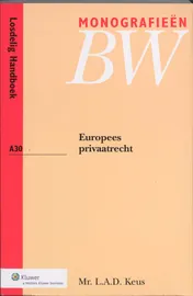 Omslag van Europees Privaatrecht