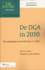 Omslag van De DGA in 2010