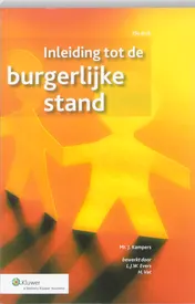 Omslag van Inleiding tot de burgerlijke stand