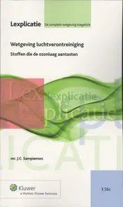 Omslag van Wetgeving luchtverontreiniging