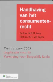 Omslag van Handhaving van het consumentenrecht