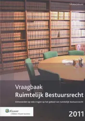 Omslag van Vraagbaak Ruimtelijk Bestuursrecht 2011