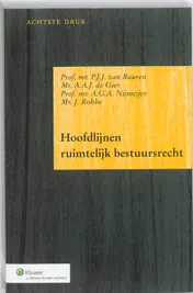 Omslag van Hoofdlijnen ruimtelijk bestuursrecht