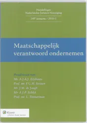 Omslag van Maatschappelijk verantwoord ondernemen