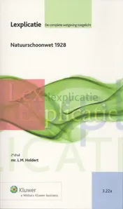Omslag van Natuurschoonwet 1928