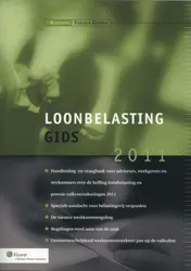 Omslag van Loonbelastinggids 2011