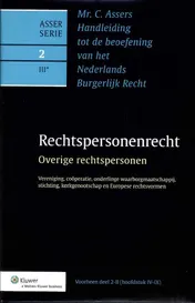 Omslag van Overige rechtspersonen