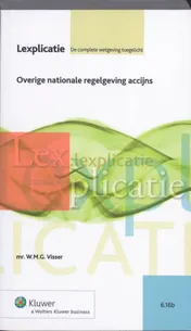 Omslag van Overige nationale regelgeving accijns