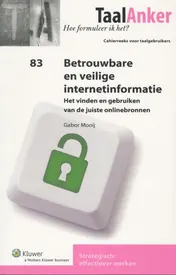 Omslag van Betrouwbare en veilige internetinformatie