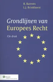 Omslag van Grondlijnen van Europees recht