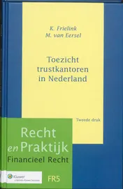Omslag van Toezicht trustkantoren in Nederland