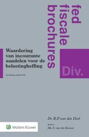 Omslag van Waardering van incourante aandelen voor belastingheffing