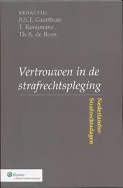 Omslag van Vertrouwen in de strafrechtspleging