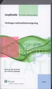 Omslag van Verdragen nationaliteitswetgeving