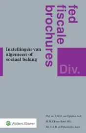 Omslag van Instellingen van algemeen of sociaal nut