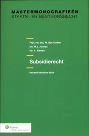 Omslag van Subsidierecht
