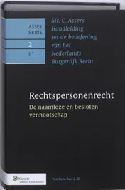 Omslag van Asser 2-II* De naamloze en besloten vennootschap