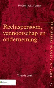 Omslag van Rechtspersoon, vennootschap en onderneming
