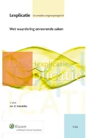 Omslag van Wet waardering onroerende zaken