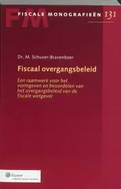 Omslag van Fiscaal overgangsbeleid