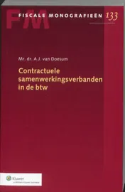 Omslag van Contractuele samenwerkingsverbanden in de BTW