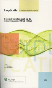 Omslag van Beleidsbesluiten Wet op de omzetbelasting 1968 (BTW)