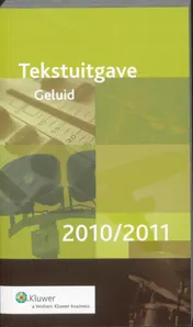 Omslag van Tekstuitgave Geluid 2010-2011