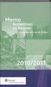 Omslag van Memo bestemmen en bouwen