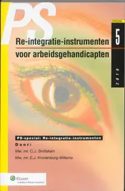 Omslag van Re-integratie-instrumenten voor arbeidsgehandicapten