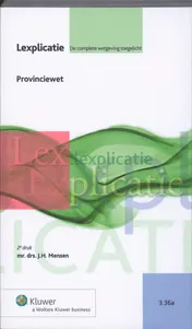 Omslag van Provinciewet
