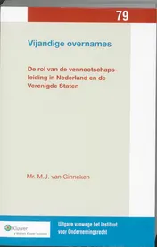 Omslag van Vijandige overnames
