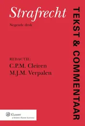 Omslag van Tekst & Commentaar Strafrecht