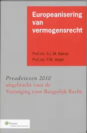 Omslag van Europeanisering van vermogensrecht