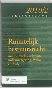 Omslag van Tekstuitgave Ruimtelijk bestuursrecht