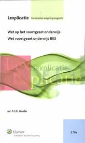 Omslag van Wet op het voortgezet onderwijs
