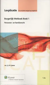 Omslag van Burgerlijk Wetboek boek 1