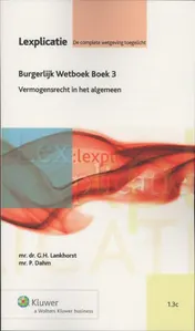 Omslag van Burgerlijk Wetboek Boek 3