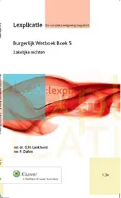 Omslag van Burgerlijk Wetboek Boek 5