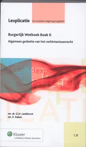 Omslag van Burgerlijk Wetboek boek 6