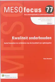 Omslag van Kwaliteit onderhouden