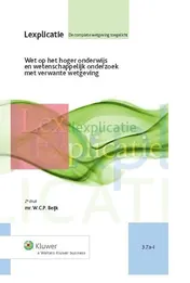 Omslag van Wet op het hoger onderwijs & wetenschappelijk onderzoek