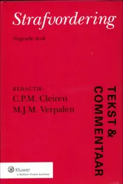 Omslag van Strafvordering