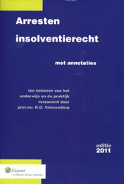 Omslag van Arresten insolventierecht