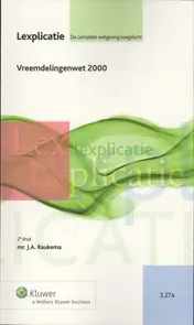 Omslag van Vreemdelingenwet 2000