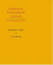 Omslag van Juridisch-Economisch Lexicon NL-EN