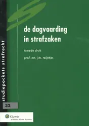 Omslag van De dagvaarding in strafzaken
