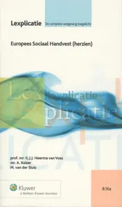 Omslag van Europees sociaal handvest