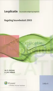 Omslag van Regeling bouwbesluit 2003