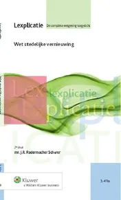 Omslag van Wet stedelijke vernieuwing